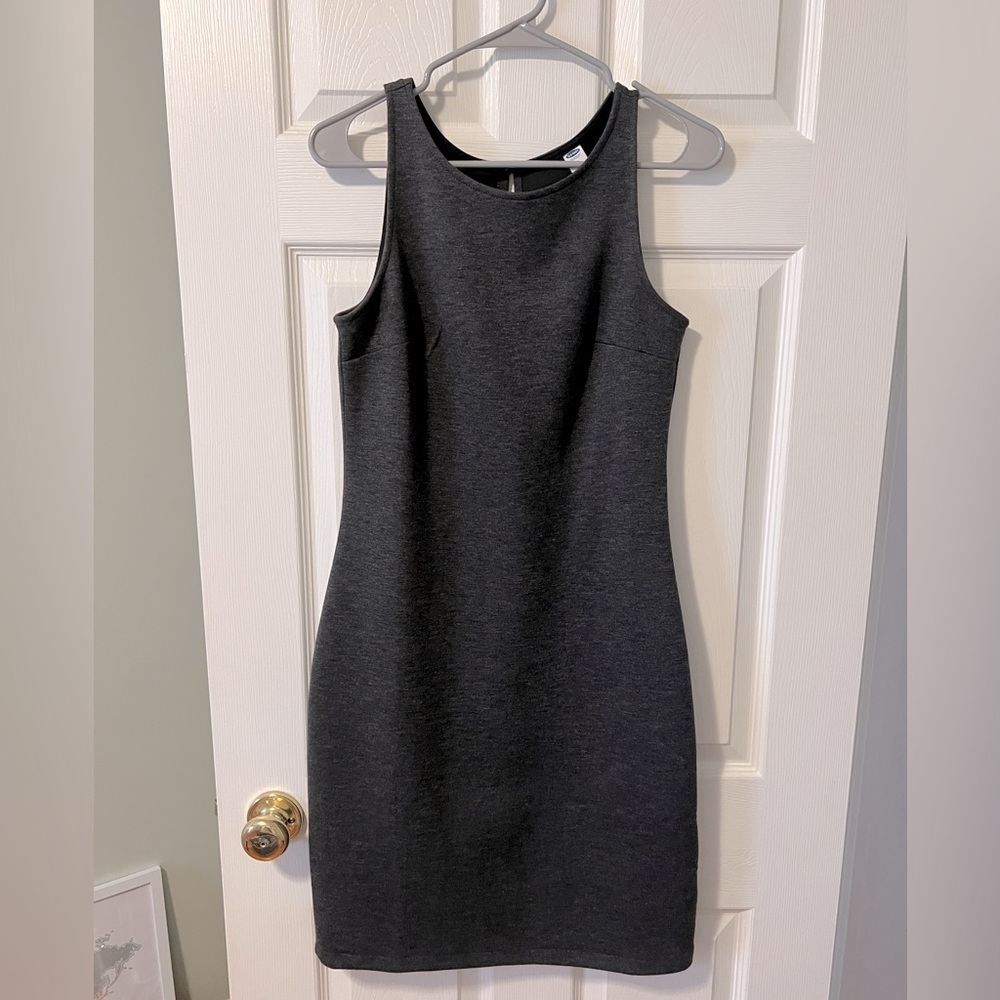 Gray Classy Jersey Dress